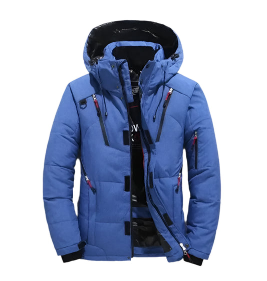 Men's Hooded Puffer Jacket @chichicmart