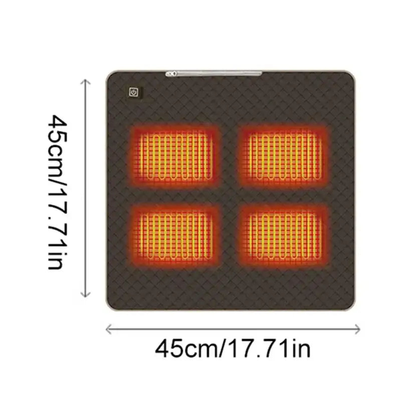 4-Zone Electric Warmer Cushion @chichicmart