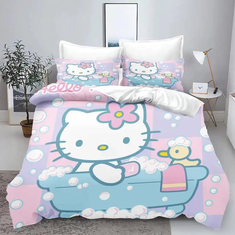 Hello Kitty Duvet Cover Set @chichicmart