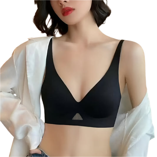 High-grade Seamless Breathable No Steel Ring Soft Support Bra @chichicmart