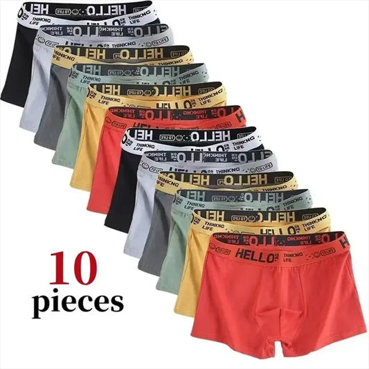 Men's Cotton Underwear, Breathable Boxer @chichicmart