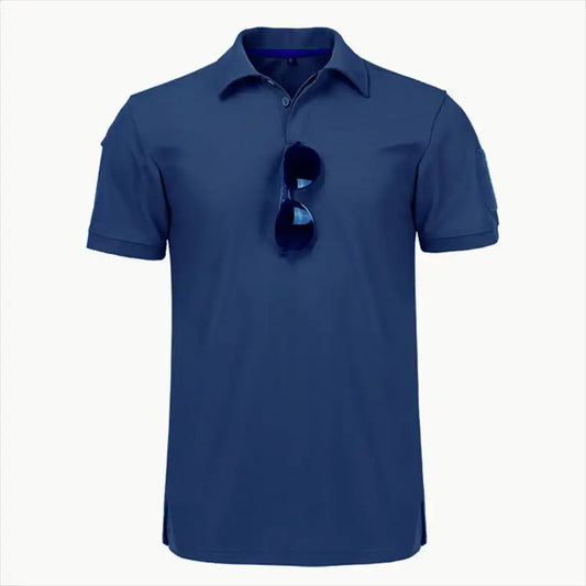 Men's Quick Dry Outdoor Tactical Polo T-Shirts @chichicmart