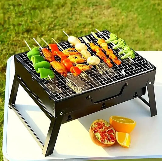 Portable Mini Stainless Steel Charcoal Grill @chichicmart