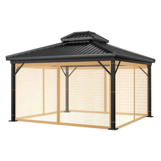 Sunshine Outdoor Replacement Gazebo Mosquito Netting @chichicmart