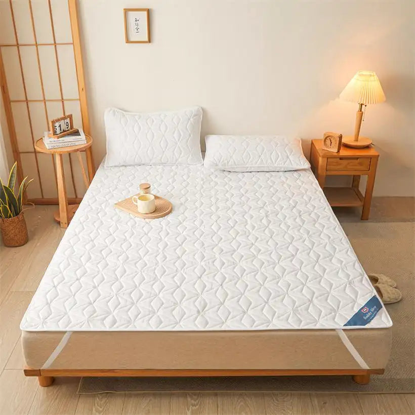 Waterproof Mattress Protector - Elastic Corner Straps @chichicmart