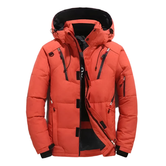 Men's Hooded Puffer Jacket @chichicmart