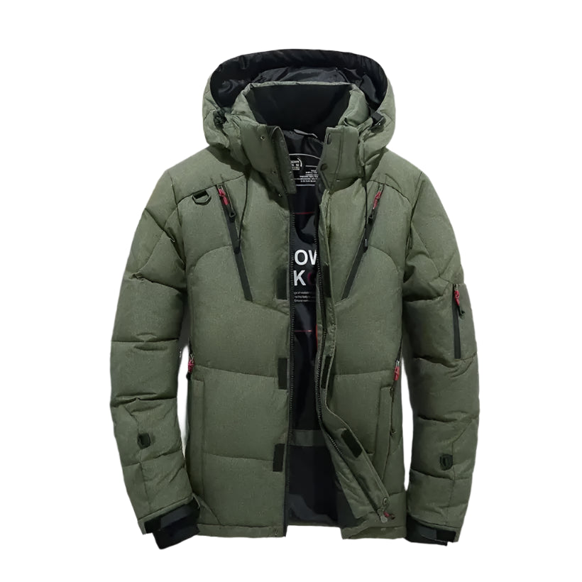 Men's Hooded Puffer Jacket @chichicmart