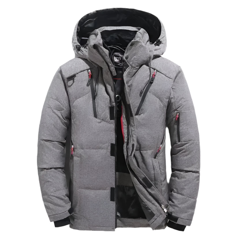 Men's Hooded Puffer Jacket @chichicmart