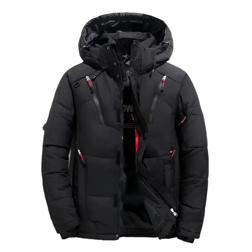 Men's Hooded Puffer Jacket @chichicmart