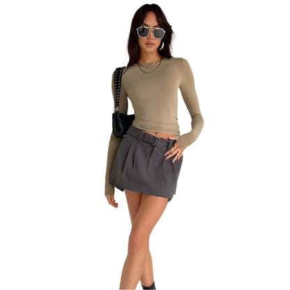 Women's Slim Fit Long Sleeve T-Shirt @chichicmart