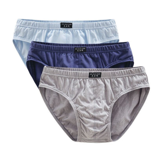 Men's Cotton Loose Fit Underwear 4-Pack - All-Day Comfort