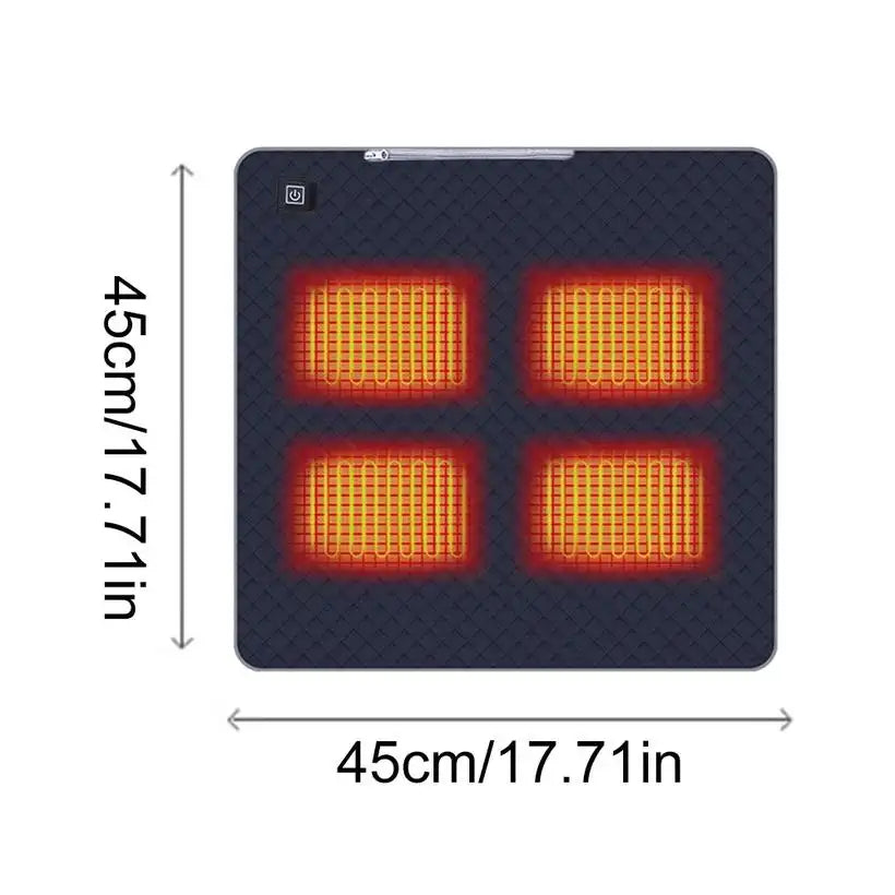 4-Zone Electric Warmer Cushion @chichicmart