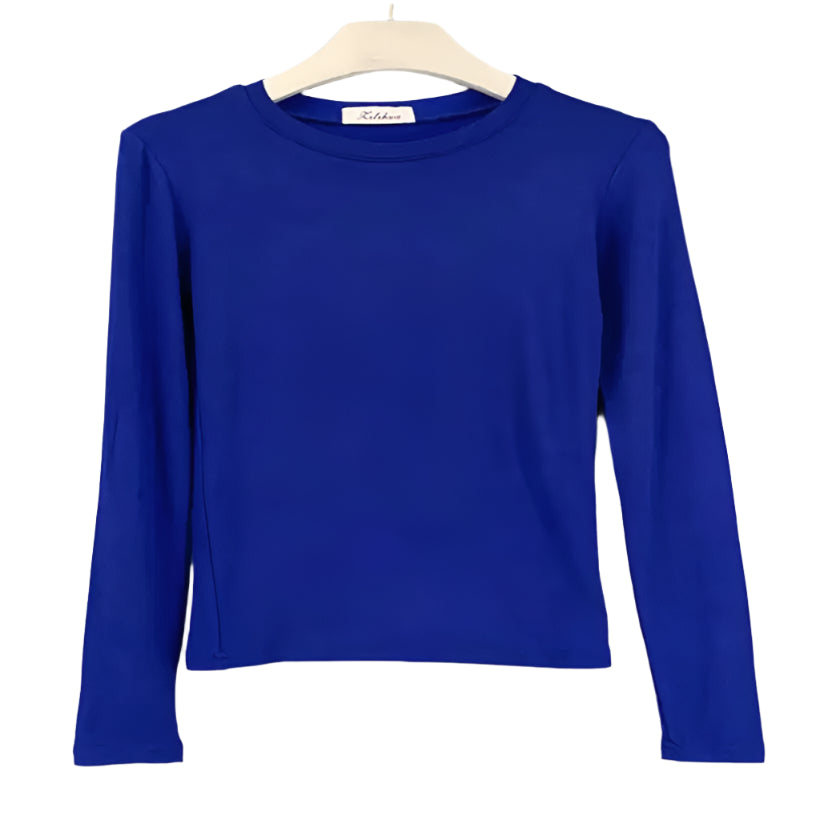 Women's Korean Style Slim Fit Cotton T-Shirt @chichicmart