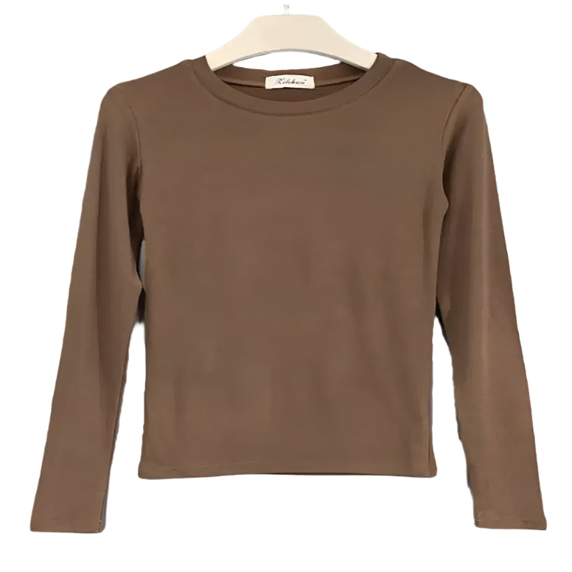 Women's Korean Style Slim Fit Cotton T-Shirt @chichicmart