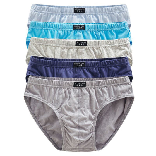 Men's Cotton Loose Fit Underwear 4-Pack - All-Day Comfort