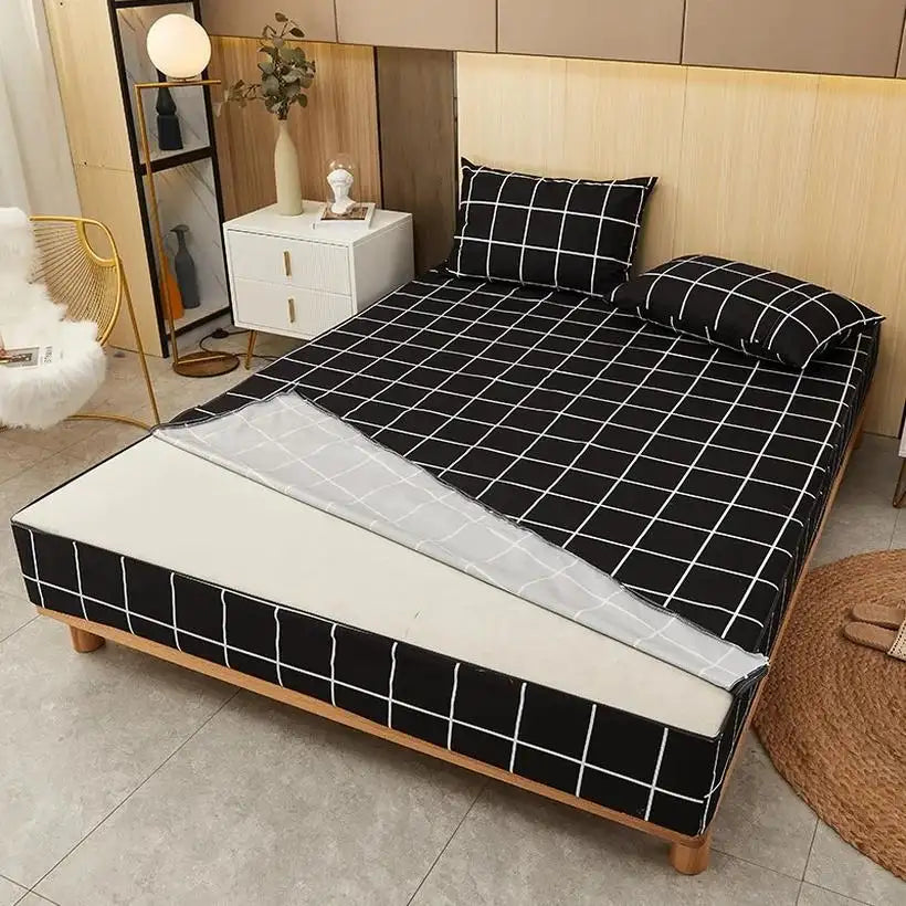 All-Inclusive Durable Waterproof Zippered Mattress Cover @chichicmart