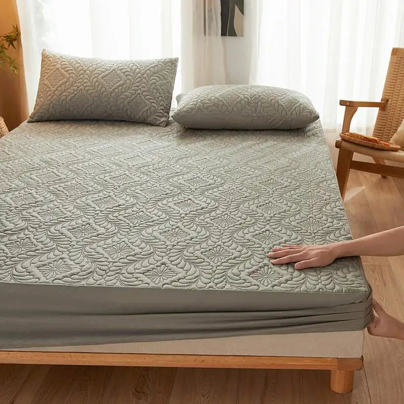 Anti-Mite & Anti-Bacterial Fitted Bed Sheet @chichicmart