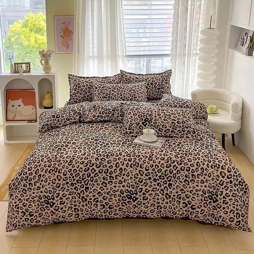 Black Marble Duvet Cover Set @chichicmart