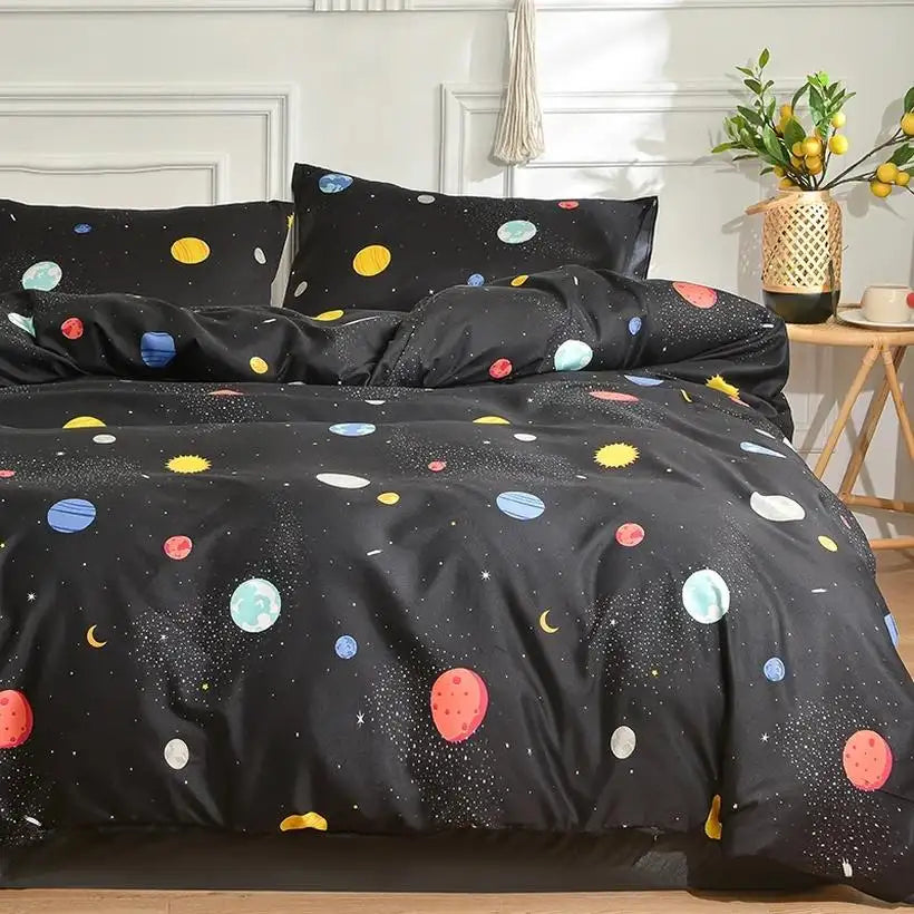 Black Marble Duvet Cover Set @chichicmart