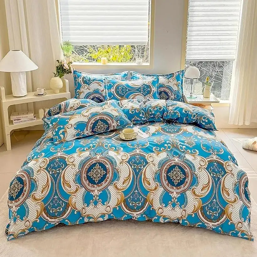 Black Marble Duvet Cover Set @chichicmart