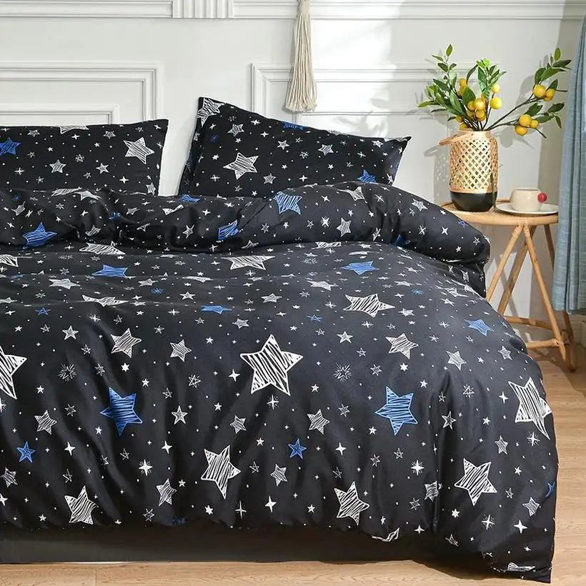 Black Marble Duvet Cover Set @chichicmart