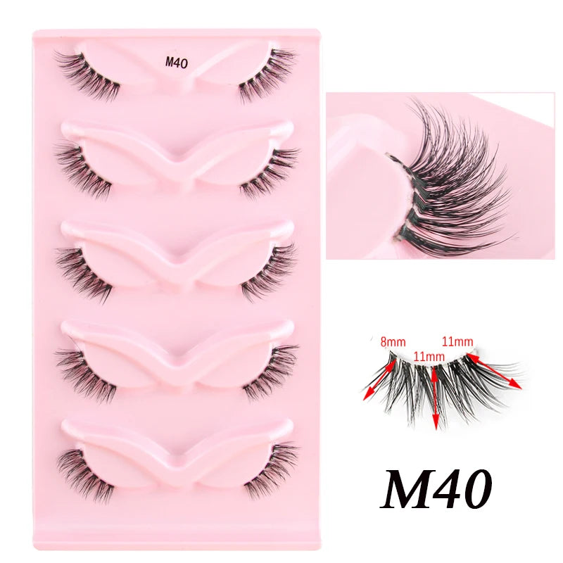 Cat Eye Strip Lashes @chichicmart