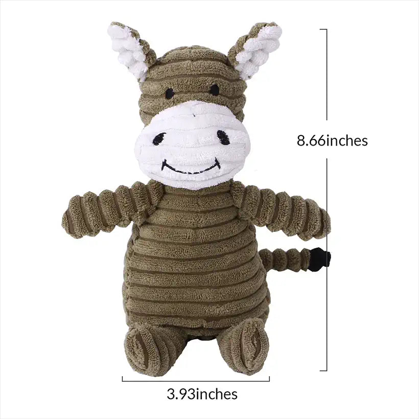 Corduroy Plush Dog Toy @chichicmart