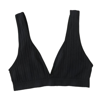 Deep V-Neck Seamless Push-Up Bralette with Low Back Design @chichicmart