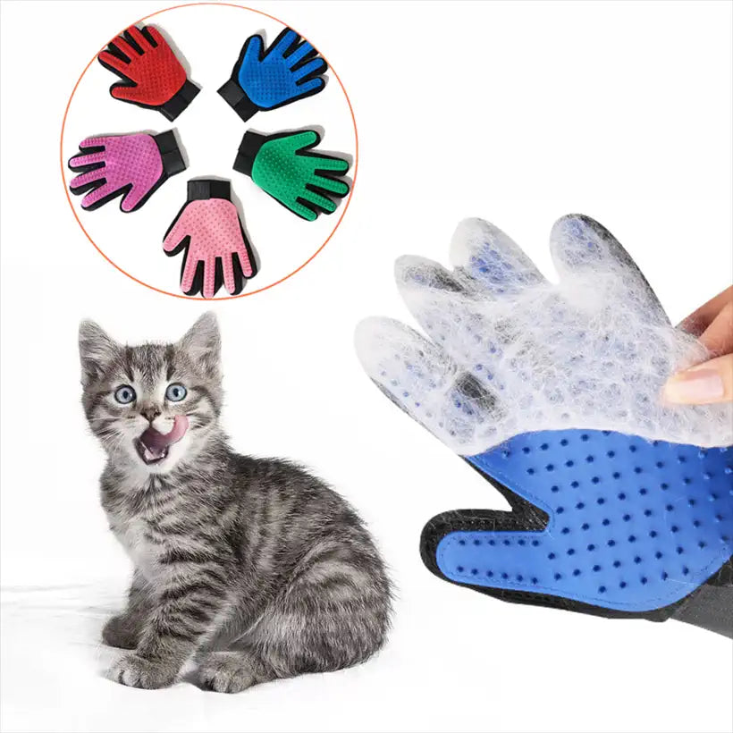 Dog Grooming Gloves @chichicmart