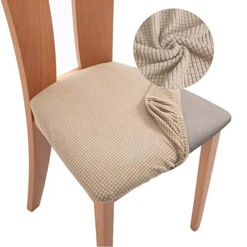 Elastic Dining Chair Seat Cover @chichicmart