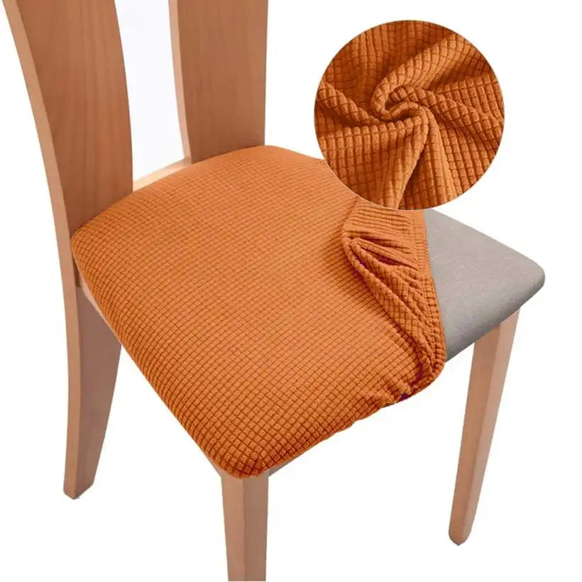 Elastic Dining Chair Seat Cover @chichicmart