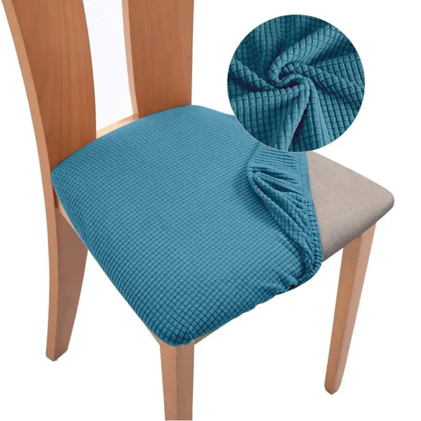 Elastic Dining Chair Seat Cover @chichicmart