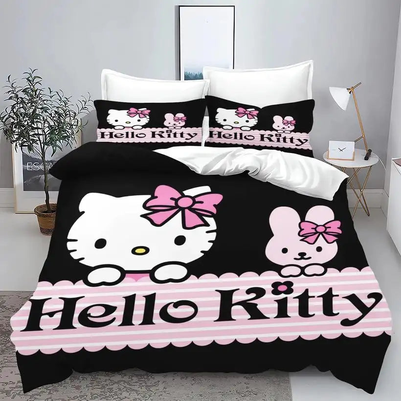 Hello Kitty Duvet Cover Set @chichicmart