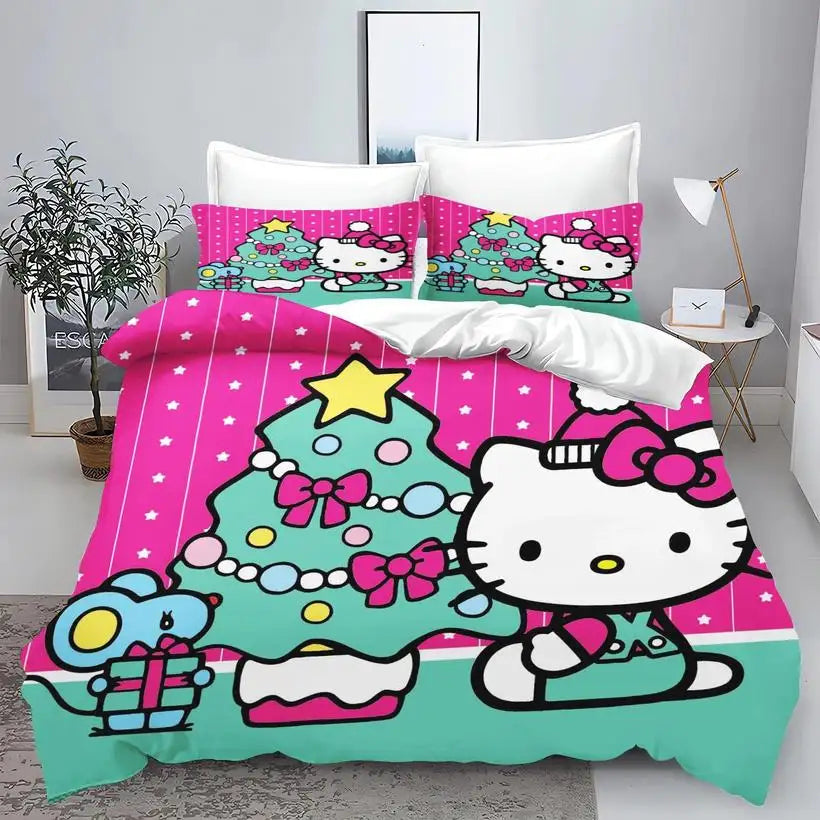 Hello Kitty Duvet Cover Set @chichicmart