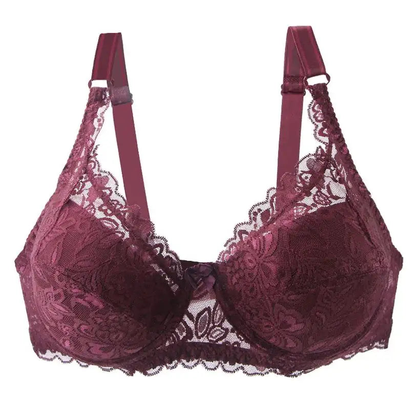 Lace Back Underwire Bra – Thin & Breathable @chichicmart