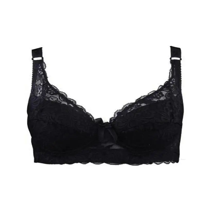 Lace Wireless Bra – Full Cup Comfort @chichicmart