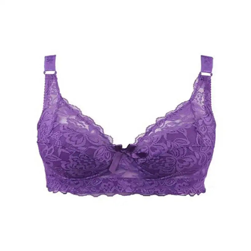 Lace Wireless Bra – Full Cup Comfort @chichicmart