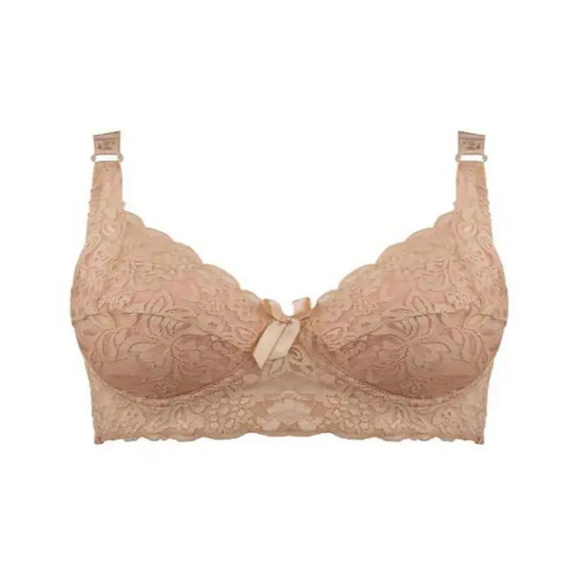 Lace Wireless Bra – Full Cup Comfort @chichicmart