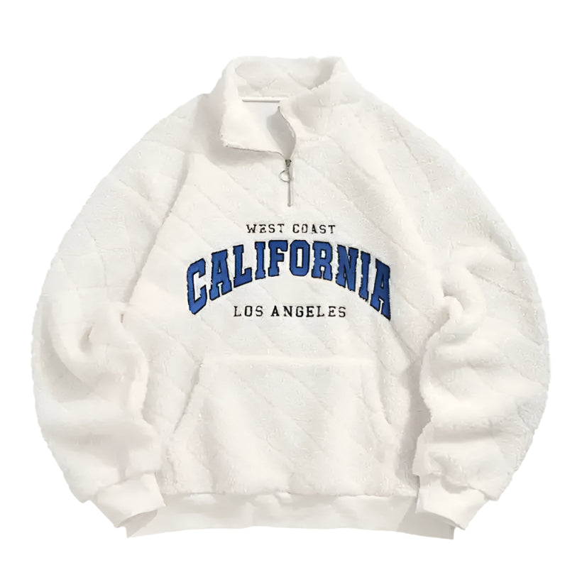 Men's Colorblock Polar Fleece Hoodie @chichicmart