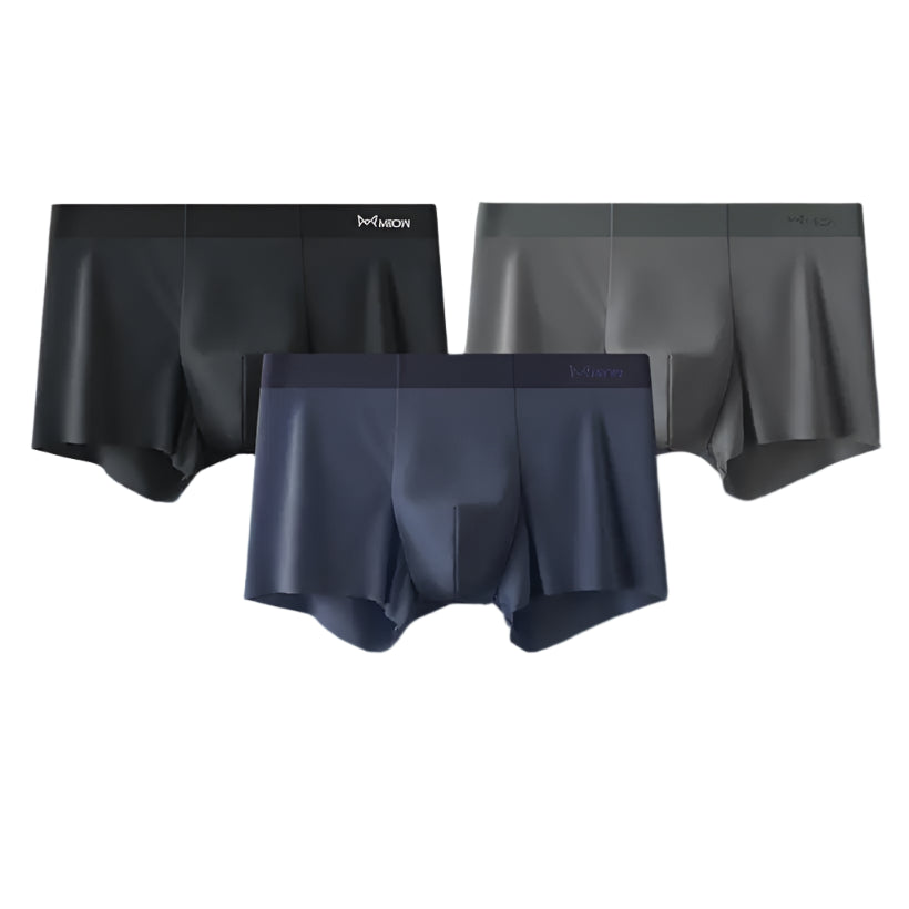Men's Fiber Boxers, Ice Silk Underwear @chichicmart