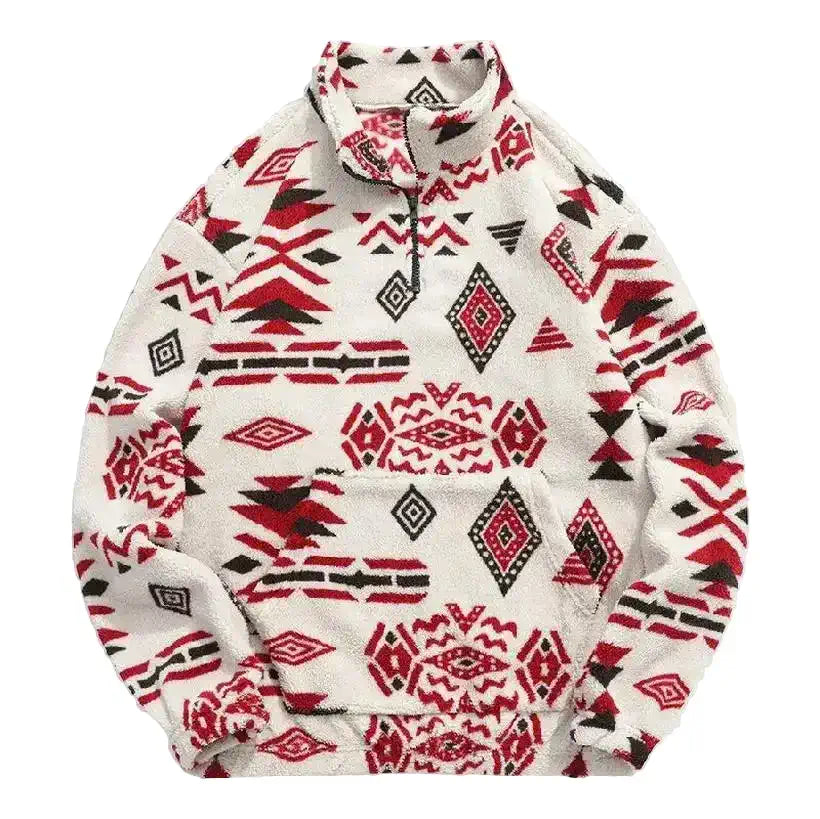 Men's Fleece Zip Up Sweatshirt @chichicmart