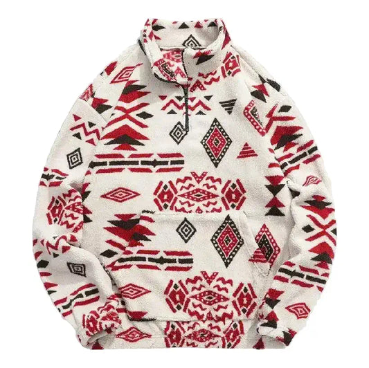 Men's Fleece Zip Up Sweatshirt @chichicmart