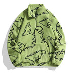 Men's Fleece Zip Up Sweatshirt @chichicmart