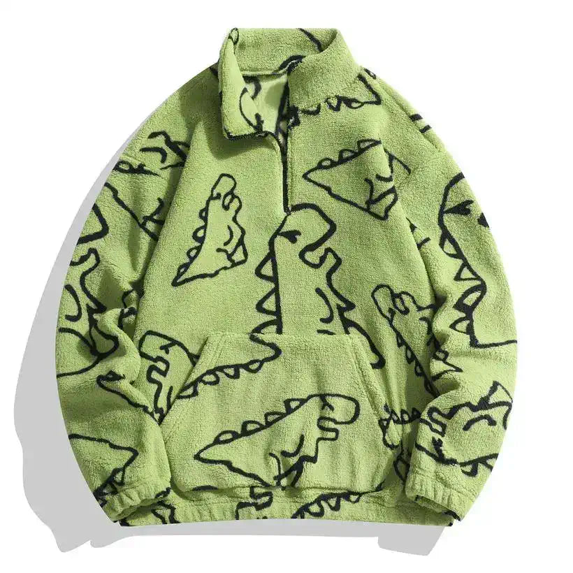 Men's Fleece Zip Up Sweatshirt @chichicmart
