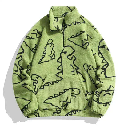 Men's Fleece Zip Up Sweatshirt @chichicmart