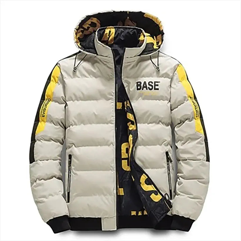 Men's Hooded Thermal Down Padded Jacket @chichicmart