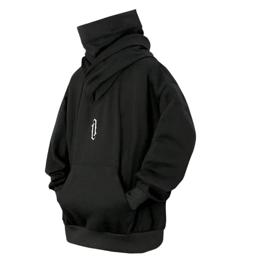 Men's Japanese Ninja Oversized Hooded Sweatshirt @chichicmart