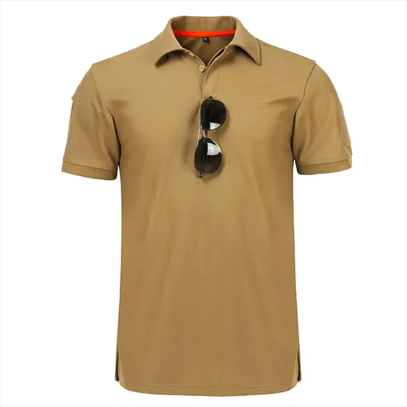 Men's Quick Dry Outdoor Tactical Polo T-Shirts @chichicmart
