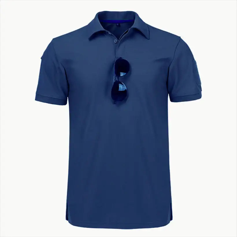Men's Quick Dry Outdoor Tactical Polo T-Shirts @chichicmart