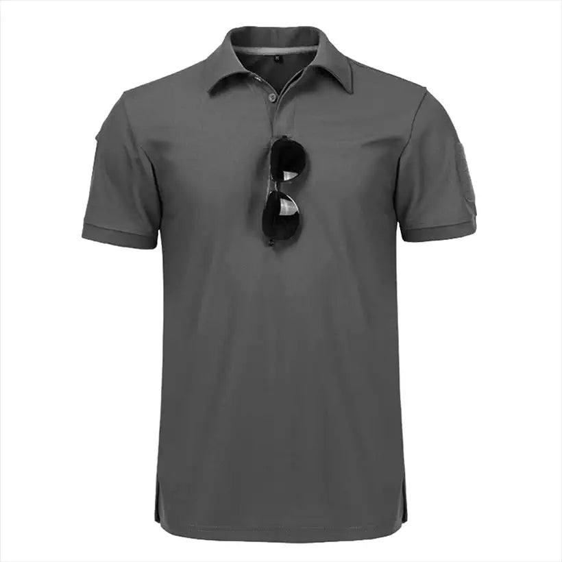 Men's Quick Dry Outdoor Tactical Polo T-Shirts @chichicmart